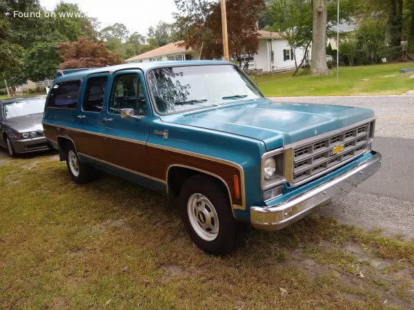 Spécifications complètes et détails techniques 1973 Chevrolet Suburban (C/K) 5.7L V8 (160 Hp)