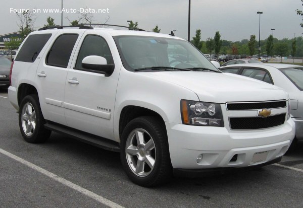 Full specifications and technical details 2007 Chevrolet Tahoe (GMT900) 5.3 i V8 (324 Hp) Automatic