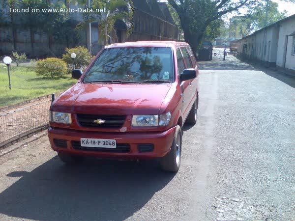 Full specifications and technical details 2002 Chevrolet Tavera 2.2i (117 Hp)