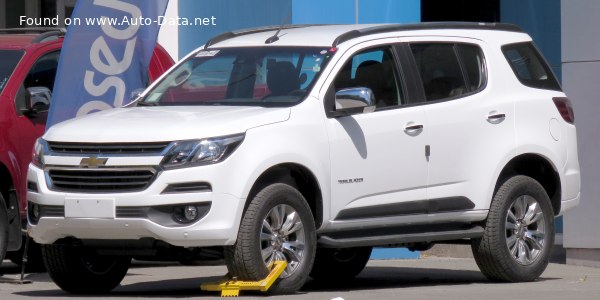 المواصفات والتفاصيل التقنية الكاملة 2016 Chevrolet Trailblazer II (facelift 2016) 2.5d (163 Hp)