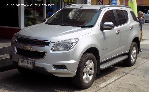 Full specifications and technical details 2012 Chevrolet Trailblazer II 3.6 V6 (236 Hp) Automatic