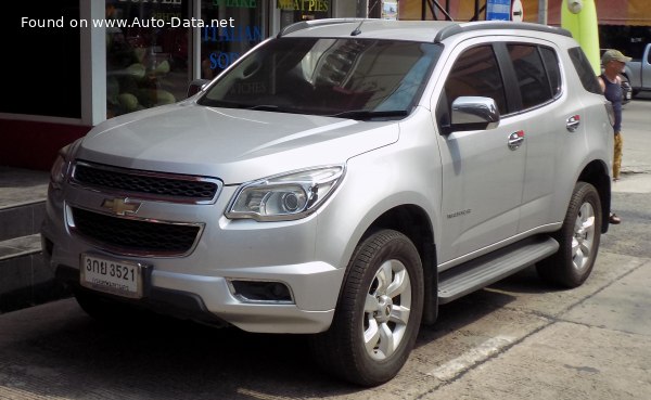 المواصفات والتفاصيل التقنية الكاملة 2012 Chevrolet Trailblazer II 3.6 V6 (236 Hp) Automatic