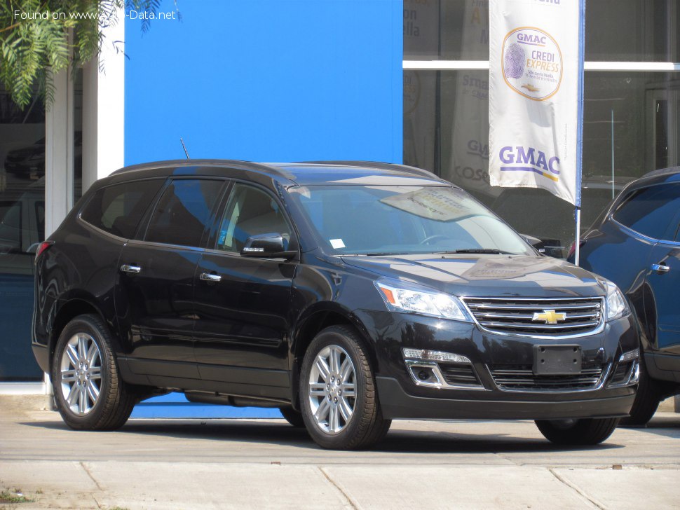 Full specifications and technical details 2012 Chevrolet Traverse I (facelift 2012) 3.6 V6 (288 Hp) Automatic