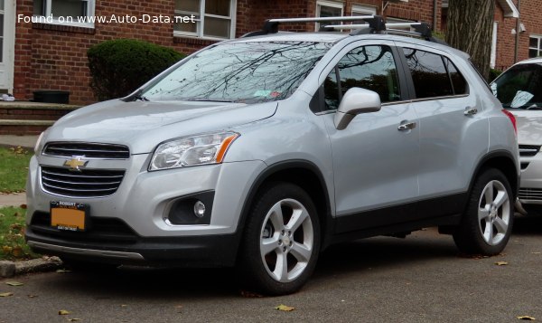 Full specifications and technical details 2013 Chevrolet Trax I 1.6 (115 Hp)