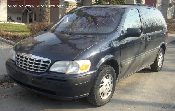 المواصفات والتفاصيل التقنية الكاملة 1996 Chevrolet Venture (U) 3.4 i V6 (180 Hp)