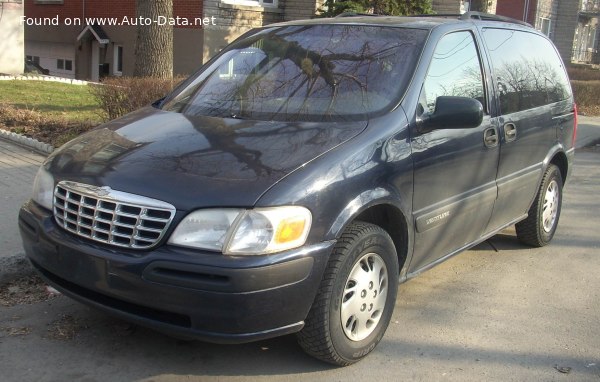 المواصفات والتفاصيل التقنية الكاملة 1999 Chevrolet Venture (U) 3.4 i V6 (188 Hp)