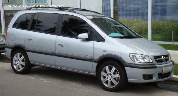 Full specifications and technical details 2001 Chevrolet Zafira 2.0 8V (116 Hp)