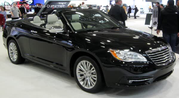 Spécifications complètes et détails techniques 2011 Chrysler 200 I Convertible 3.6 V6 (287 Hp) Automatic
