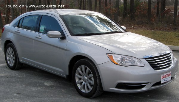 المواصفات والتفاصيل التقنية الكاملة 2010 Chrysler 200 I 2.4 (175 Hp) Automatic