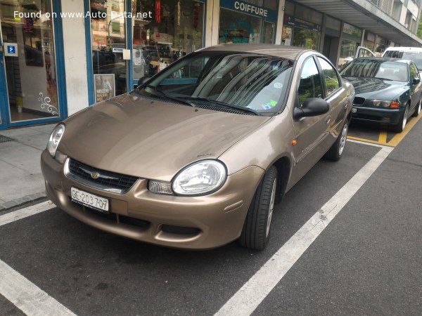 Full specifications and technical details 1999 Chrysler Neon II 1.8 16V (122 Hp)