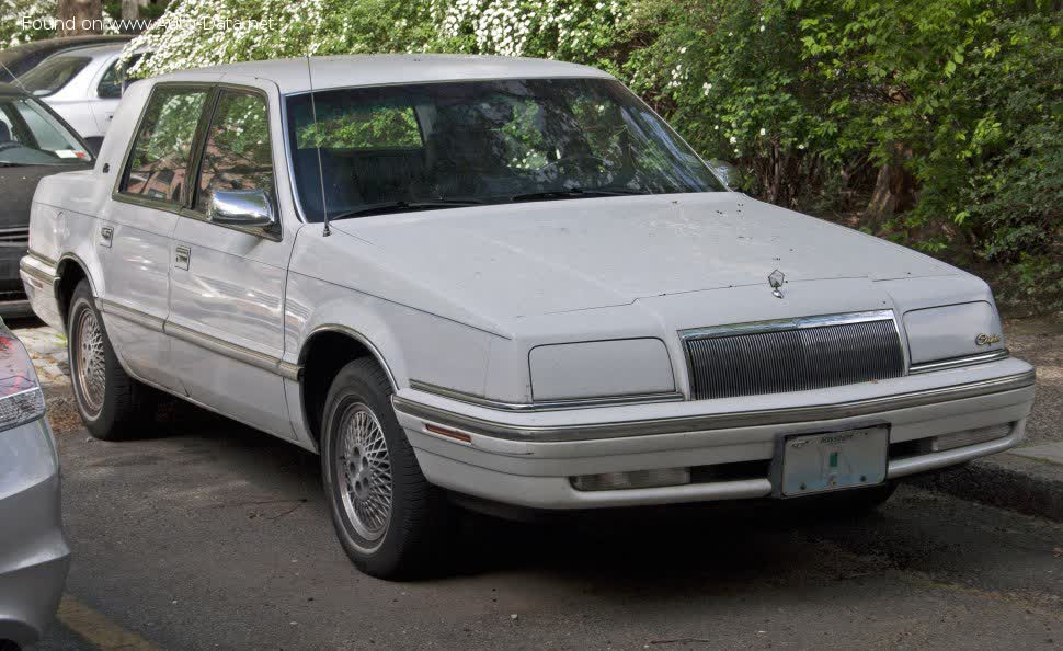 Spécifications complètes et détails techniques 1988 Chrysler New Yorker XIII Salon 3.3 V6 (150 Hp)