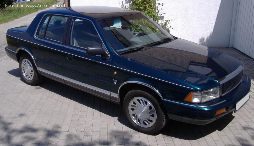 المواصفات والتفاصيل التقنية الكاملة 1989 Chrysler Saratoga 2.5 i (97 Hp) Automatic