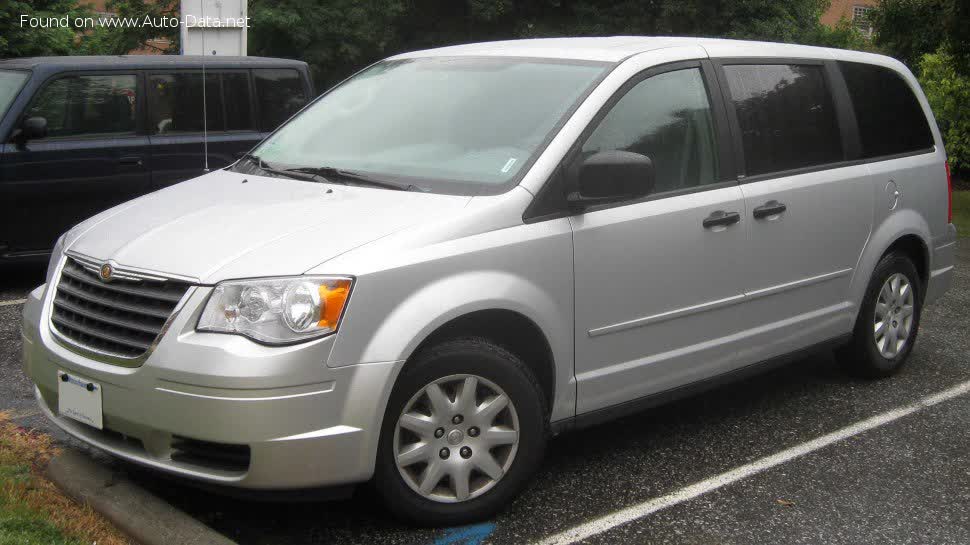 Full specifications and technical details 2008 Chrysler Town & Country V 3.8 V6 (200 Hp) Automatic