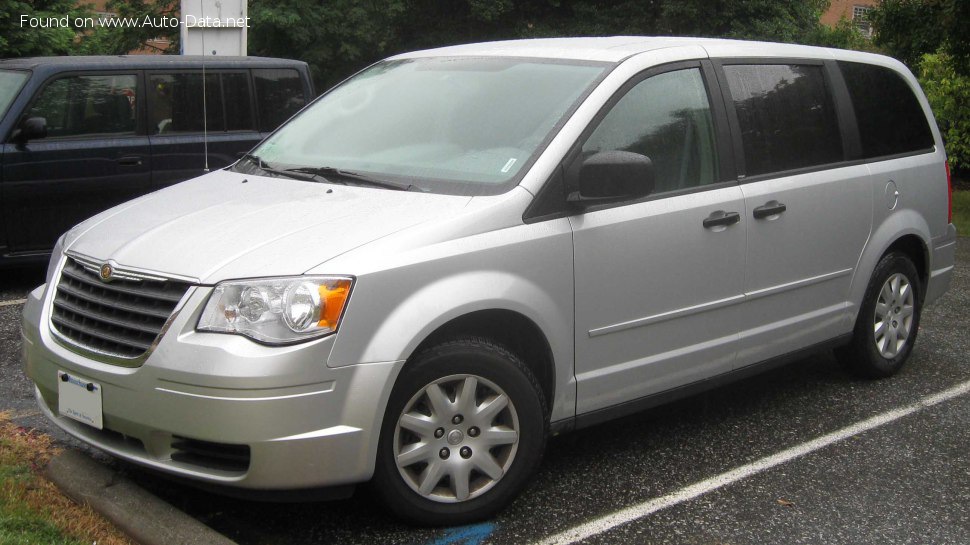 Full specifications and technical details 2008 Chrysler Town & Country V 3.8 V6 (200 Hp) Automatic