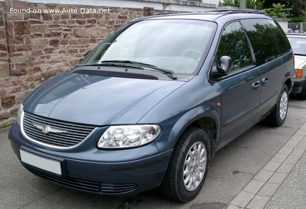 المواصفات والتفاصيل التقنية الكاملة 2001 Chrysler Voyager IV 2.4 i 16V (152 Hp)