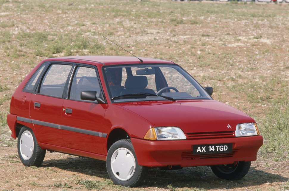 Full specifications and technical details 1986 Citroen AX 14 TRS 1.4 (65 Hp)