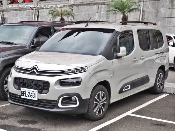 المواصفات والتفاصيل التقنية الكاملة 2018 Citroen Berlingo III XL (Phase I, 2018) 1.5 BlueHDi (130 Hp) S&S