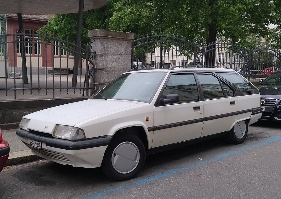 Full specifications and technical details 1986 Citroen BX I Break (Phase I, 1986) 14 E (72 Hp)