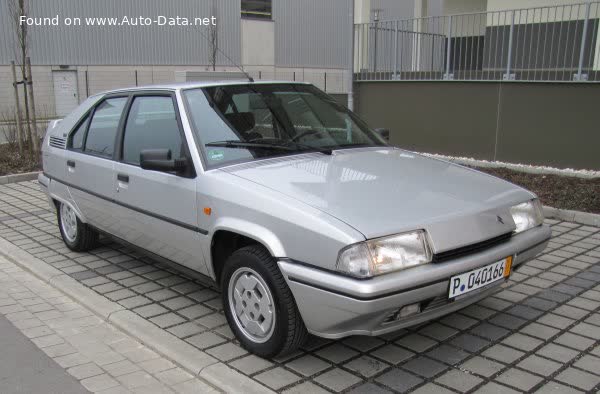 Full specifications and technical details 1988 Citroen BX I (Phase II, 1987) 1.8 TRD Turbo (90 Hp)
