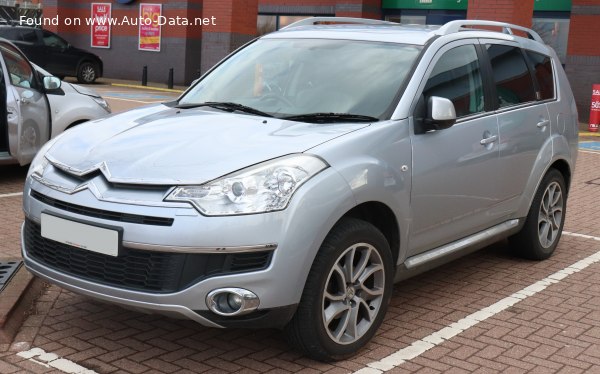 المواصفات والتفاصيل التقنية الكاملة 2007 Citroen C-Crosser 2.4i 16V (170 Hp)