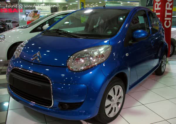 Spécifications complètes et détails techniques 2008 Citroen C1 I (Phase II, 2008 3-door) 1.0i (68 Hp) SensoDrive