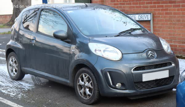 Full specifications and technical details 2012 Citroen C1 I (Phase III, 2012 3-door) 1.0i (68 Hp) EGS