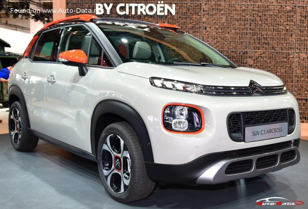 المواصفات والتفاصيل التقنية الكاملة 2017 Citroen C3 Aircross I (Phase I, 2017) 1.6 BlueHDi (99 Hp)