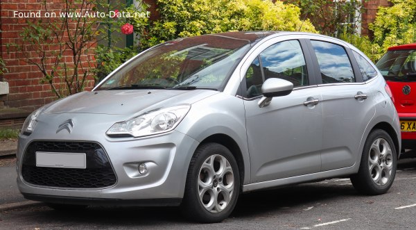 المواصفات والتفاصيل التقنية الكاملة 2011 Citroen C3 II (Phase I, 2009) 1.4 e-HDi (68 Hp) EGS