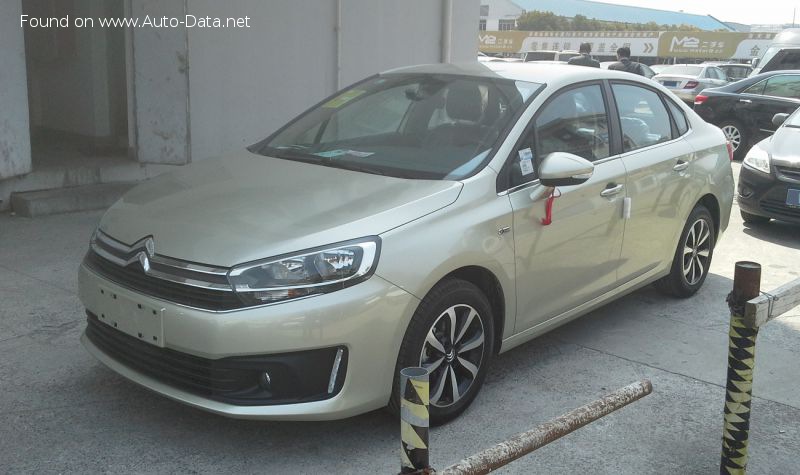 المواصفات والتفاصيل التقنية الكاملة 2015 Citroen C4 Berline (Phase I, 2015) 1.6 16V (117 Hp) Automatic