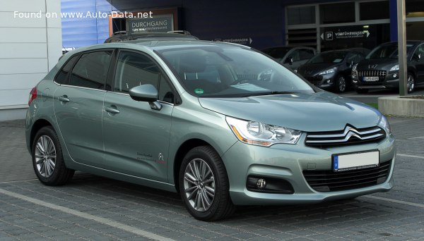 Full specifications and technical details 2011 Citroen C4 II Hatchback (Phase I, 2010) 2.0 HDi (150 Hp)