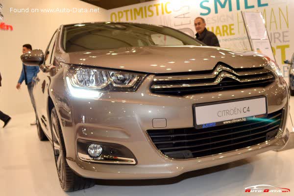 Vollständige Spezifikationen und technische Details 2015 Citroen C4 II Hatchback (Phase II, 2015) 1.6 BlueHDi (120 Hp) S&S Automatic