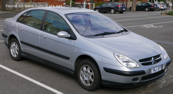 Full specifications and technical details 2000 Citroen C5 I (Phase I, 2000) 2.0 HDi (110 Hp)