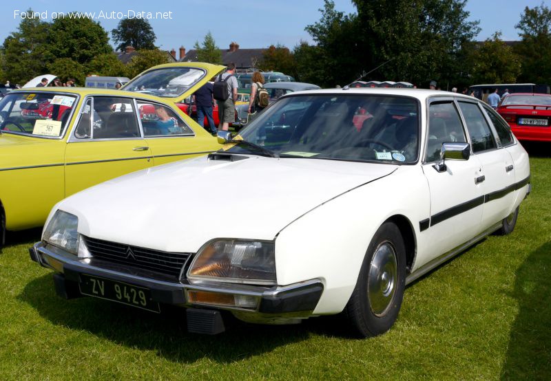 المواصفات والتفاصيل التقنية الكاملة 1976 Citroen CX I 2400 (116 Hp) Cmatic