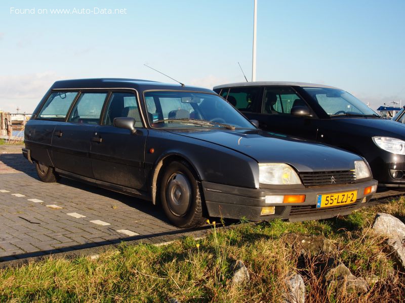 Full specifications and technical details 1985 Citroen CX II Break 20 RE (106 Hp)