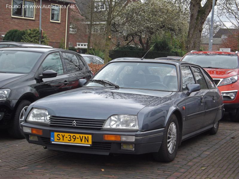 المواصفات والتفاصيل التقنية الكاملة 1987 Citroen CX II 25 GTi (123 Hp) Automatic