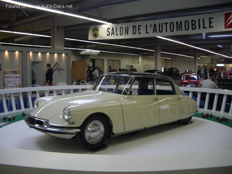 المواصفات والتفاصيل التقنية الكاملة 1955 Citroen DS I 19 (75 Hp)