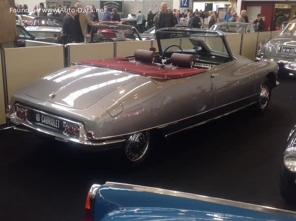 المواصفات والتفاصيل التقنية الكاملة 1964 Citroen ID Cabriolet 19 P (75 Hp)