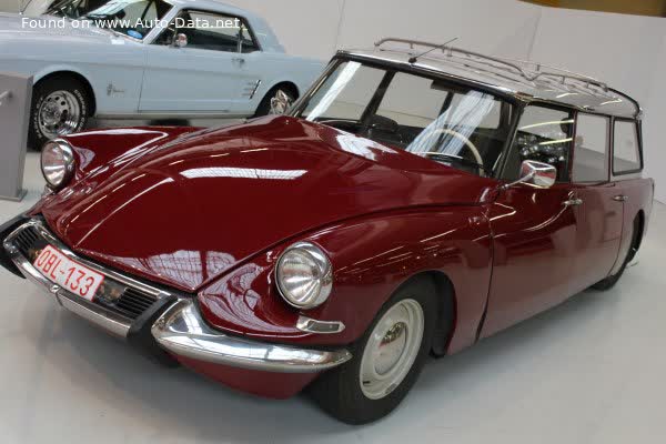 Spécifications complètes et détails techniques 1966 Citroen ID II Break 19 F (84 Hp)