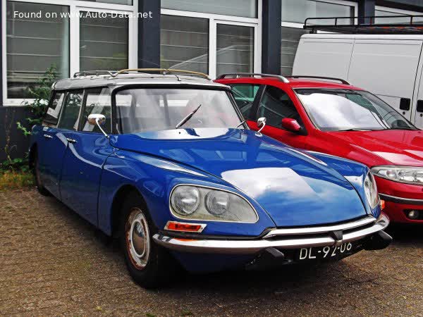 Vollständige Spezifikationen und technische Details 1968 Citroen ID III Break 20 F (103 Hp)
