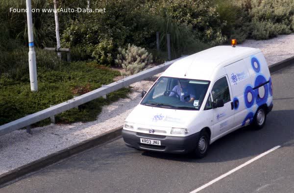 Full specifications and technical details 2001 Citroen Jumpy I 2.0 HDi (109 Hp)