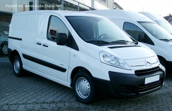 Spécifications complètes et détails techniques 2010 Citroen Jumpy II 1.6 HDi (90 Hp) L1H1 DPF