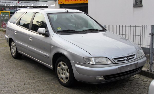 Full specifications and technical details 1997 Citroen Xsara Break (N2, Phase I) 1.9 D (69 Hp)