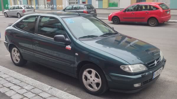 Full specifications and technical details 2002 Citroen Xsara Coupe (N0, Phase II) 2.0 16V (136 Hp)