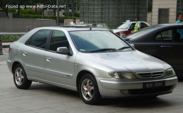 Vollständige Spezifikationen und technische Details 1998 Citroen Xsara (N1, Phase I) 1.4 i (75 Hp)