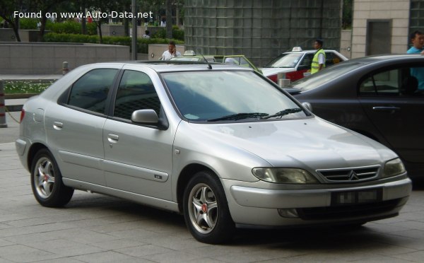 المواصفات والتفاصيل التقنية الكاملة 2000 Citroen Xsara (N1, Phase II) 1.4 i (75 Hp)