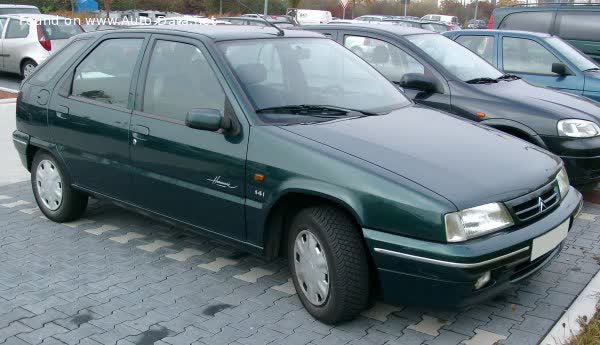 Full specifications and technical details 1994 Citroen ZX (N2, Phase II) 5-door 1.9 D (68 Hp)