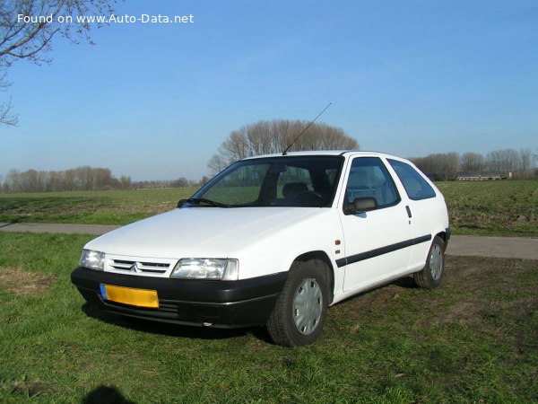 Full specifications and technical details 1994 Citroen ZX (N2, Phase II) 3-door 1.9 TD (90 Hp)