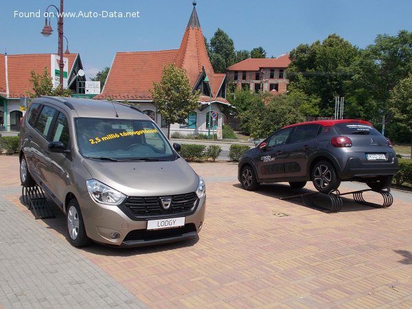 المواصفات والتفاصيل التقنية الكاملة 2018 Dacia Lodgy (facelift 2017) 1.5 Blue dCi (116 Hp)