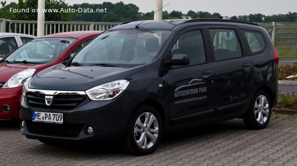 المواصفات والتفاصيل التقنية الكاملة 2015 Dacia Lodgy 1.6 SCe (102 Hp)