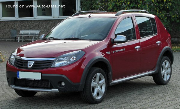 Full specifications and technical details 2009 Dacia Sandero I Stepway 1.6 8V (87 Hp)